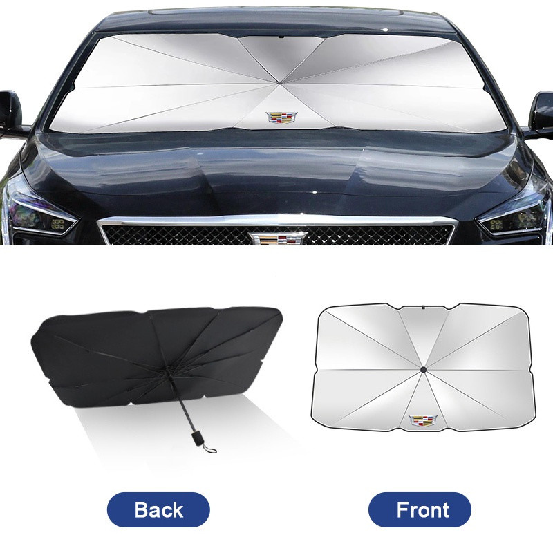 Guarda-sol para Para-brisa de Carro com Proteção UV para Cadillac Seville XT4 CT4 CT5 ATS SLR STS EXT CTS Escalade Coupe
