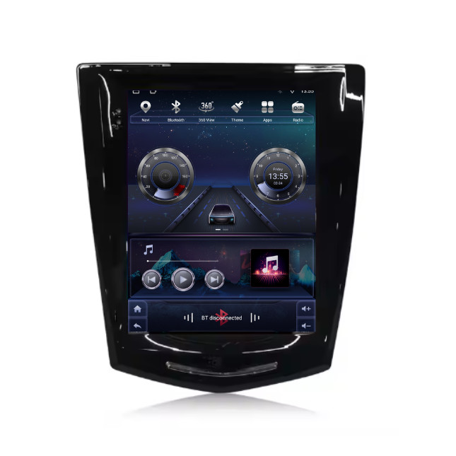 Central Multimídia Tesla para Cadillac 2013/2019 com Kit (TELA ,CHICOTE e MOLDURA)
