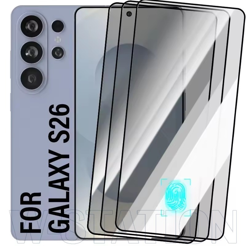 4-1Pcs HD Clear Desbloqueio Temperado Flim-Para Samsung Galaxy S26 Series-Capa Completa 3D , Antiarranhões-Acessórios De
