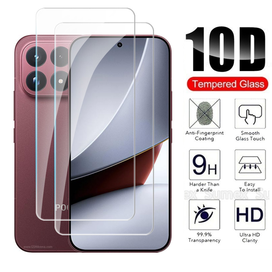 3-1pcs Protetor De Tela De Vidro Temperado Para Xiaomi Poco F9 Ultra PocoF9 Pro 5G Transparente Clear View HD Filme De C