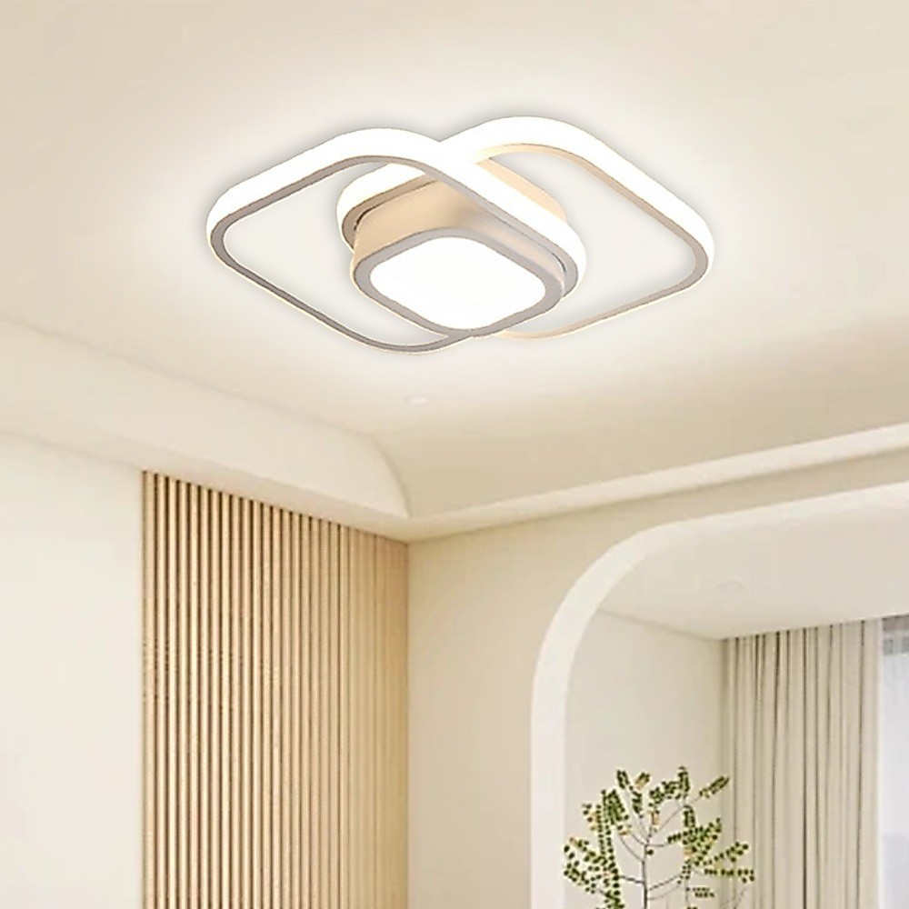 Led Ceiling Light Bivolt 3 Colors Modern Minimalist Decoration Pendant Chandelier Ceiling Light for Living Room Bedroom