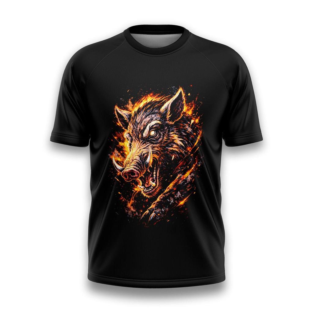 Camisa Limitada Masculina DryFit Estilo Street Camiseta Com Tecido Tecnológico JAVALI 72