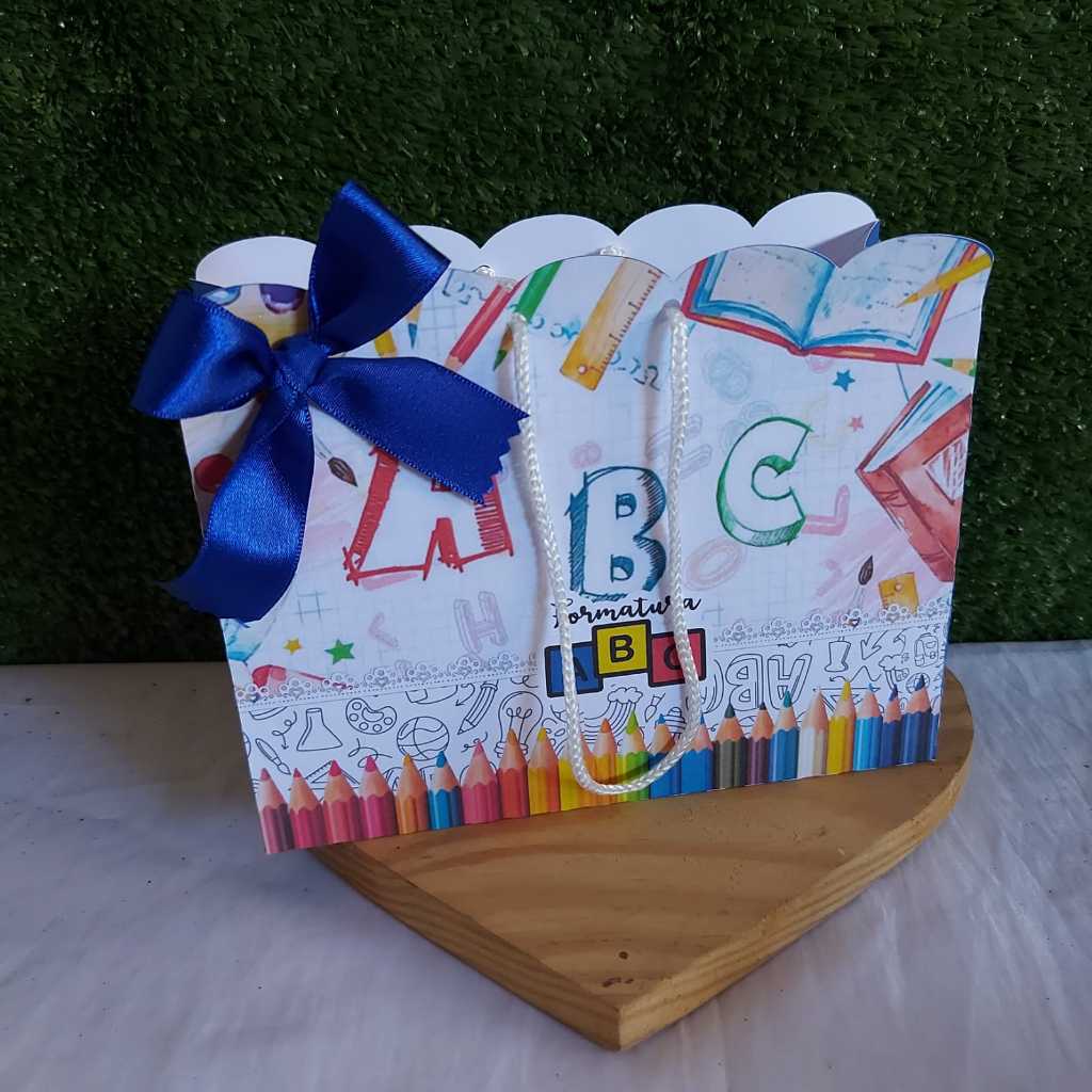 Sacolinha De Festa Personalizada ABC I Formatura I Colação