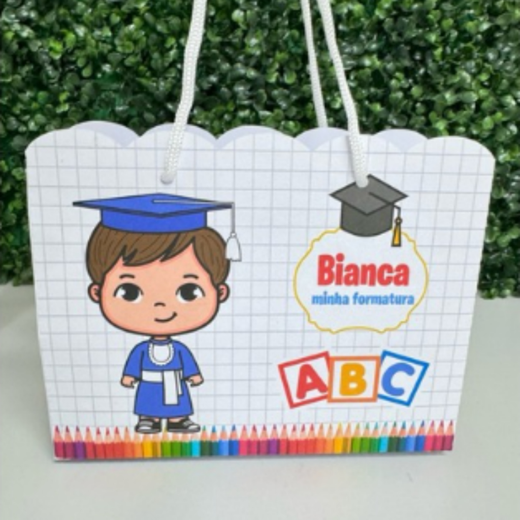 Sacolinha surpresa formatura ABC/ PEGUE E MONTE/ lembrancinhas formatura/ personalizados formatura abc/ envio rápido