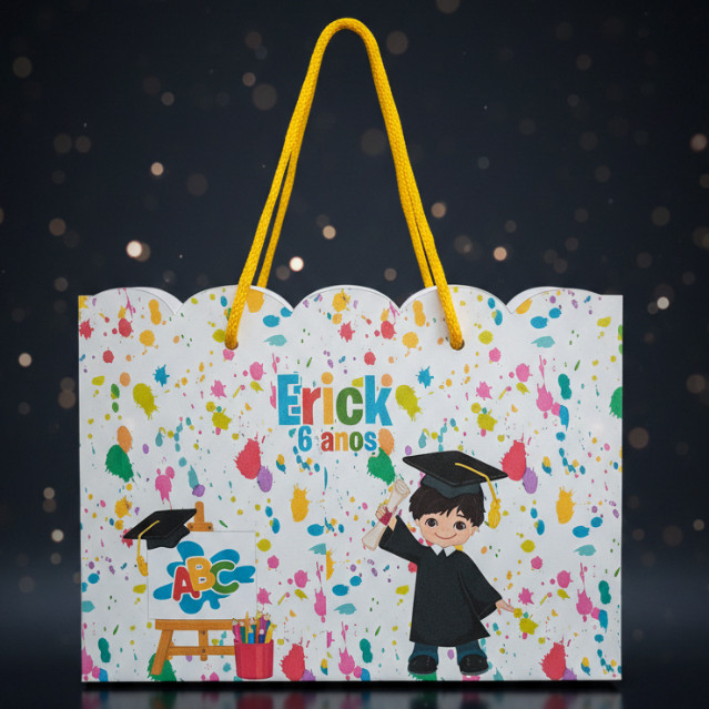 20 Sacolinhas ABC  Personalizadas Para Festa Maleta Personalizada Formatura