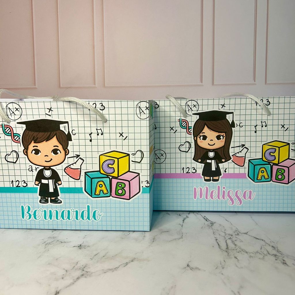 Sacolinhas personalizadas Formatura do ABC  - PEGUE E MONTE