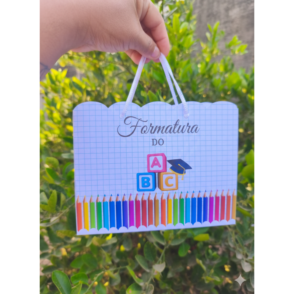 SacolAFormatura ABC Personalizada | Lembrancinha | Mimos FORMATURA DO ABC