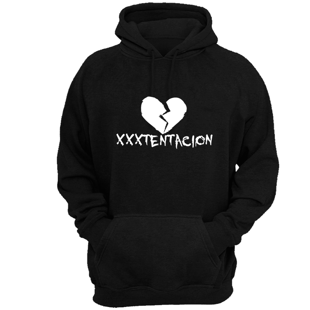 Blusa de Frio Moletom XXXTentacion Look Me Homenagem Heart Coração Rap Hip Hop