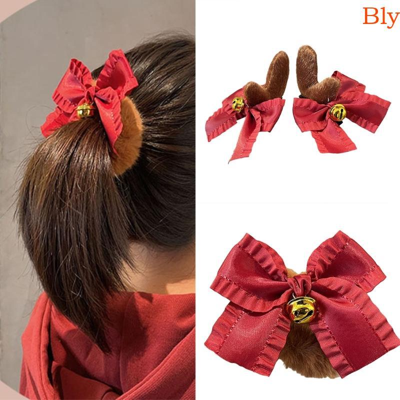 Bly Christmas Party Antler Hairclip Celebração Feriado Festival Hairband Wear