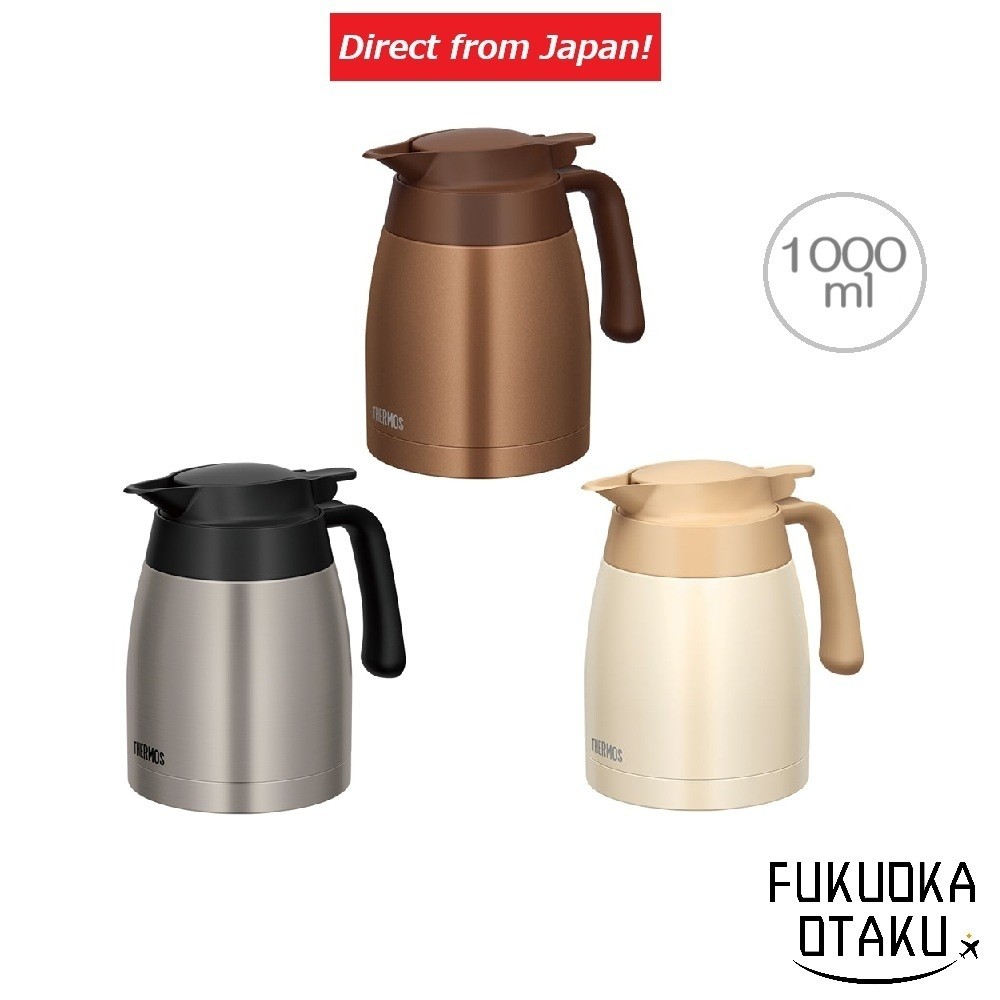 THERMOS Garrafa Inox Térmica TTB-1001 1000ml Mantém Quente e Frio【Direto do Japão】