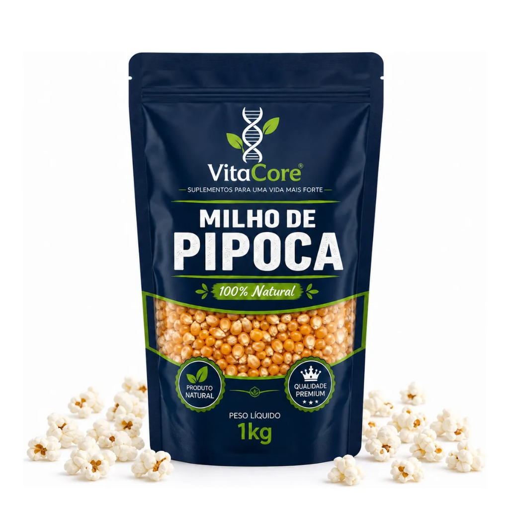 Milho Para Pipoca Tipo 1 Pacote 1kg Estoura Tudo Envio Rápido