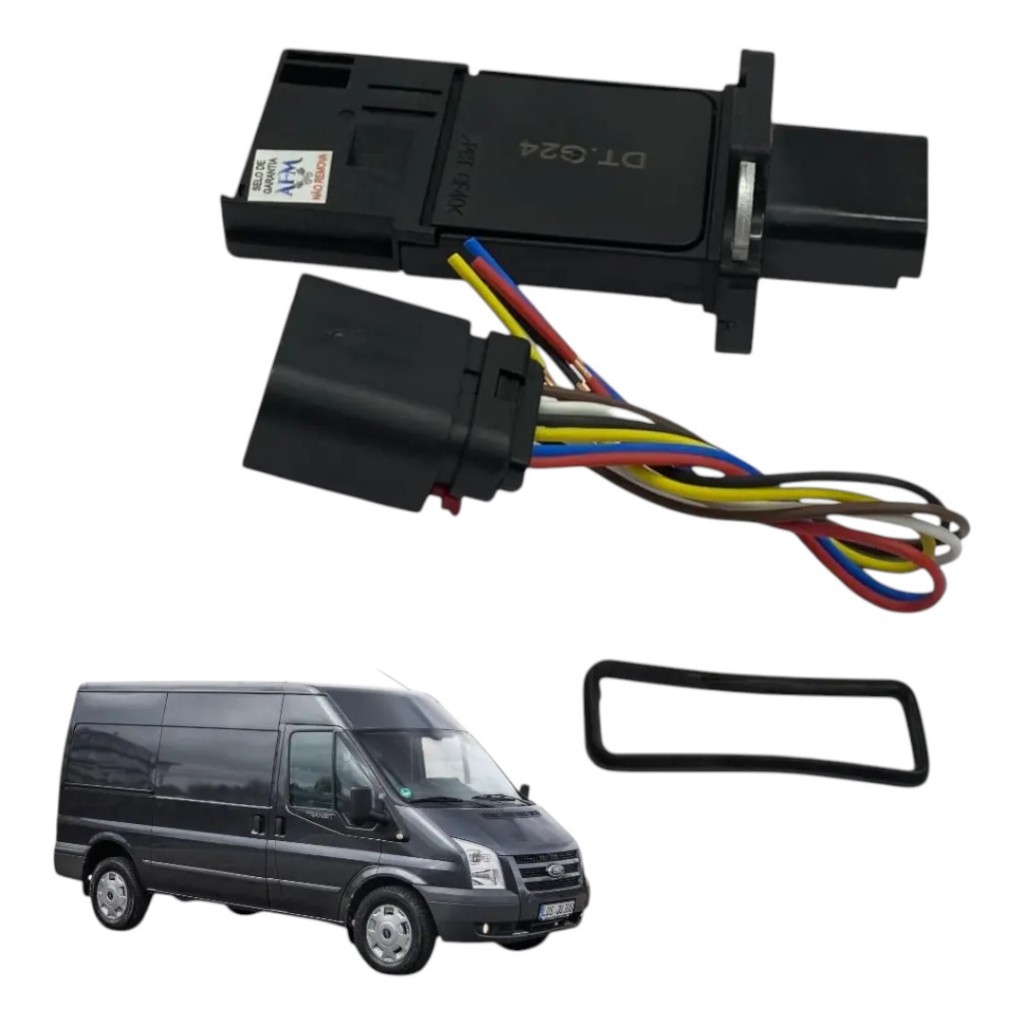 Sensor Maf C/ Conector Do Fluxo De Ar Ford Transit 2.4 08/13