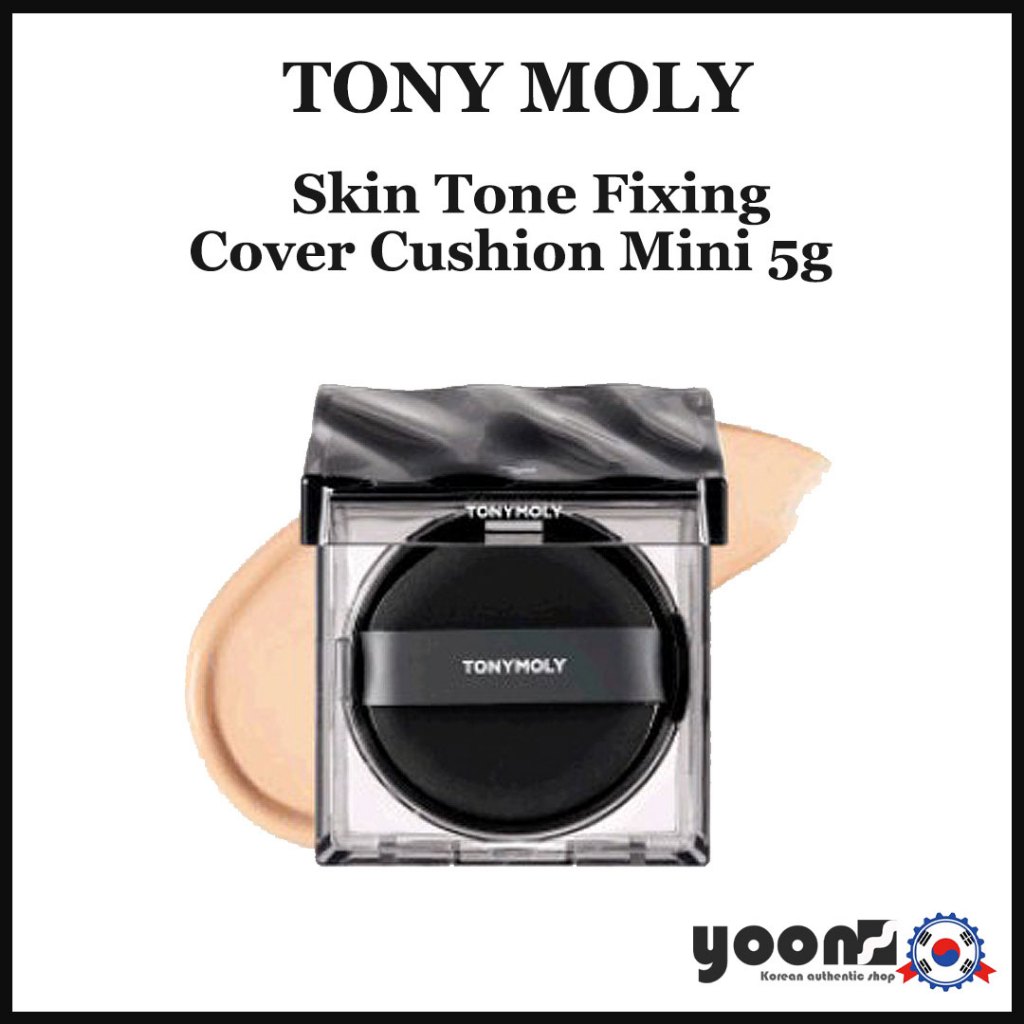 [TONYMOLY] Almofada De Capa De Fixação De Tom De Pele Mini 5g SPF40 PA + _da Coreia