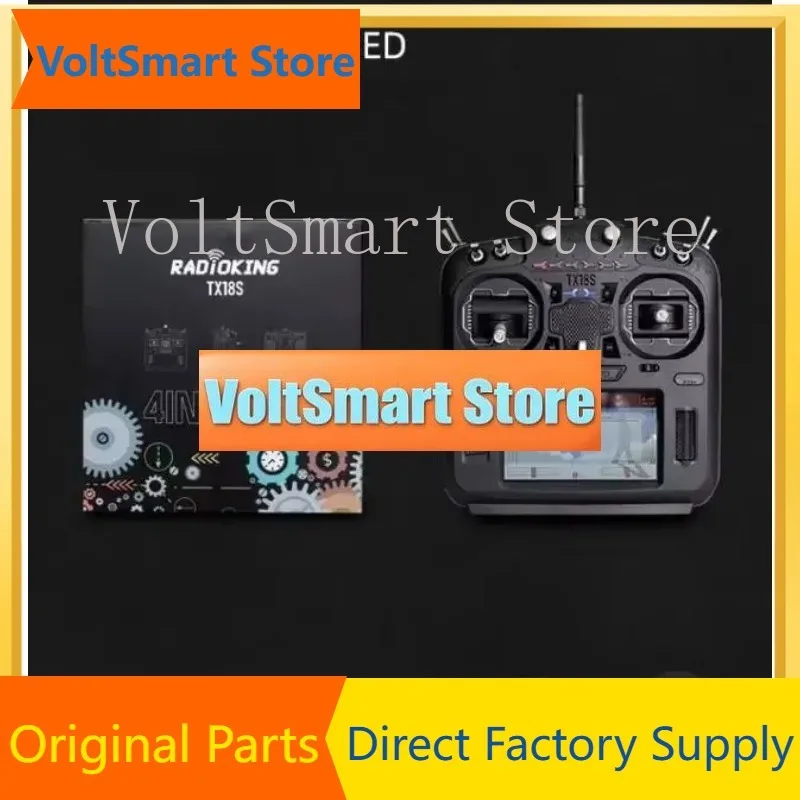 VoltSRADIOKiNG TX18S Hall Sensor Gimbals 2.4G 16CH Multi-protocol RF System EdgeTX / OpenTX Transmitter for RC Quadcopter