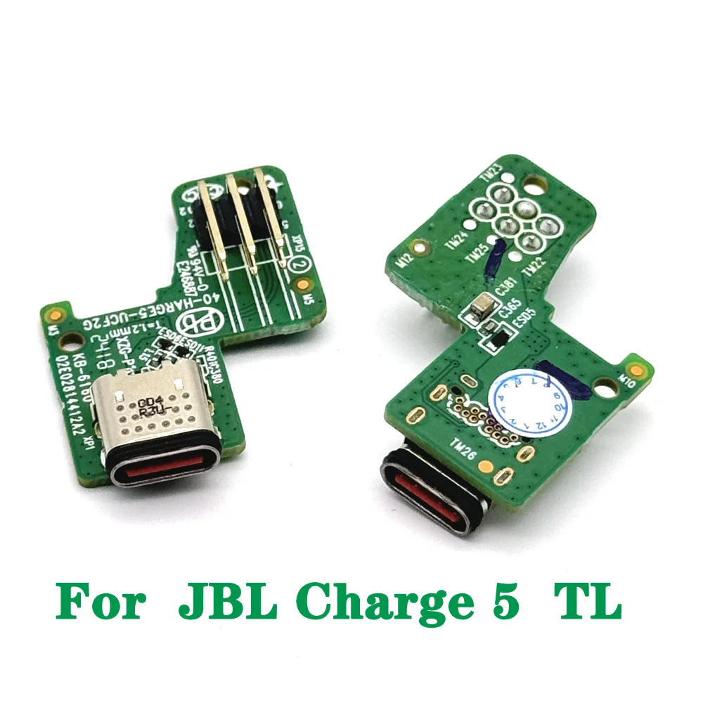 For JBL CHARGE5 Micro USB Power Supply Board Connector For JBL Charge 5 TL Bluetooth Speaker Type C USB Charge Port