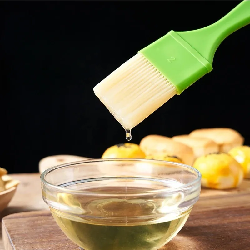 Heat Resistant Pastry Brush Food Grade Silicone Basting Brush Heat Resistant Non-Shedding BBQ Grill Brush for Kitchen Baking
