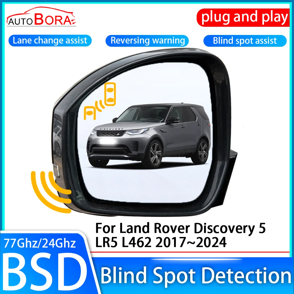 ZhuCamX Car Blind Spot Detection System BSD Sensor Drive Rear Mirror Monitoring for Land Rover Discovery 5 LR5 L462 2017~2024