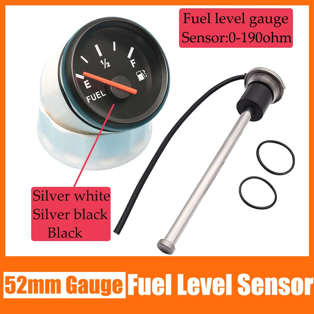0-190ohm Fuel Level Gauge Boat Car Fuel Sending Unit 200 250 300 350 450 600mm Fit Fuel & Water Level Gauge Fuel Level Sensor