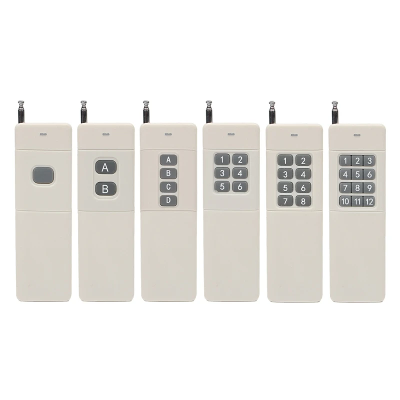 Y1UB Wireless Remote Control 433Mhz 3000m Long Distance High Power 1/2/4/6/8/12CH Receiver and Transmitter Remote