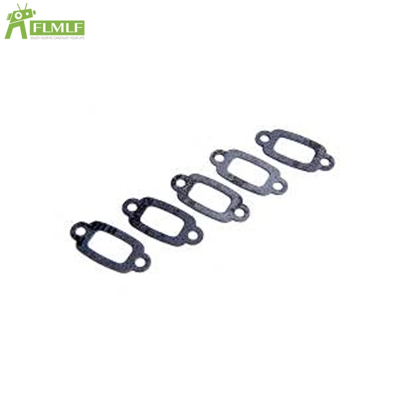 5pcs/set Exhaust Gasket for 1/5 HPI ROFUN BAHA ROVAN KM BAJA Losi 5ive T FG F5 GoPed RedCat 23CC~36CC Gas Engine Zenoah Parts