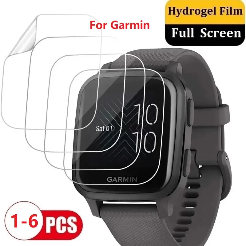 Hydrogel Protective Film For Garmin Venu SQ 2 Screen Protector Not Glass Film For Garmin Venu SQ2 Soft Full Cover Tpu Soft Film