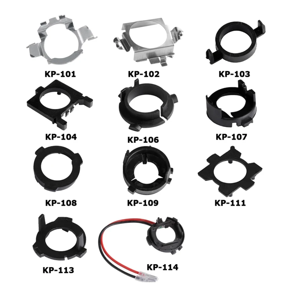 2Pcs H7 H1 LED Car Headlight Adapter Bulb Base Holder Socket For Benz BMW Audi Auto Headlamp Mount Stand For Nissan VW