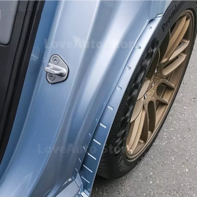 For Zeekr 001 2022 2023 Car Rear Fender Mudguard Refit Rear Tire Fender Wheel Lining Fender Accessories Cover