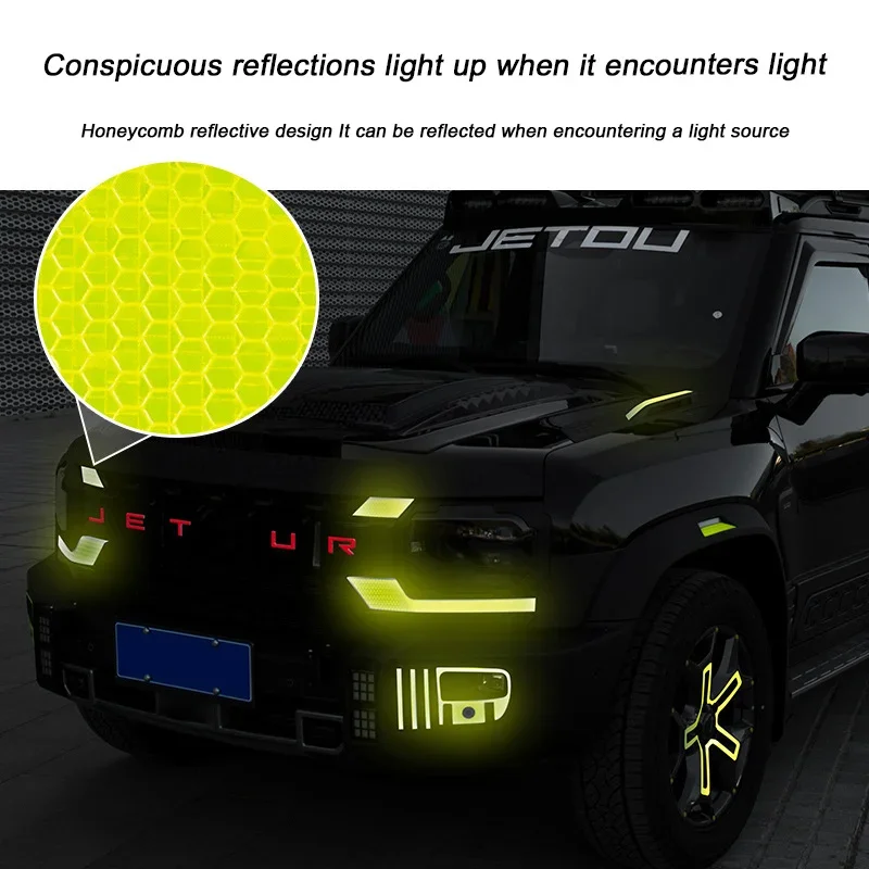 For Jetour Traveler T2 2023 2024 2025 Car Spare Tire Cover Wheel Hub External Stickers Decorate Car Body Upgrade Trim Accessory