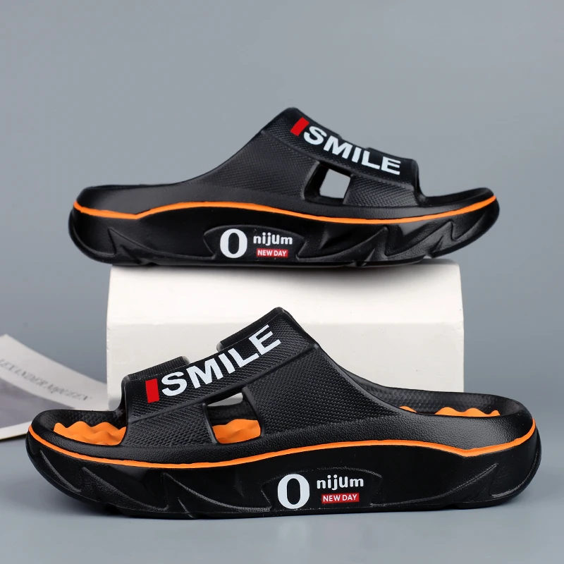Summer Men Massage Slippers Indoor Outdoor Sandals Beach Men Casual Shoes  Comfortable Slides Flip-flops Men Women Home Slippers