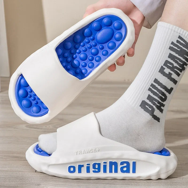House Slipper Cloud Men Male Flip Flops Sandal Soft Beach Non Slip Summer Home Shoe Platform Sports Massage Cool Slides EVA
