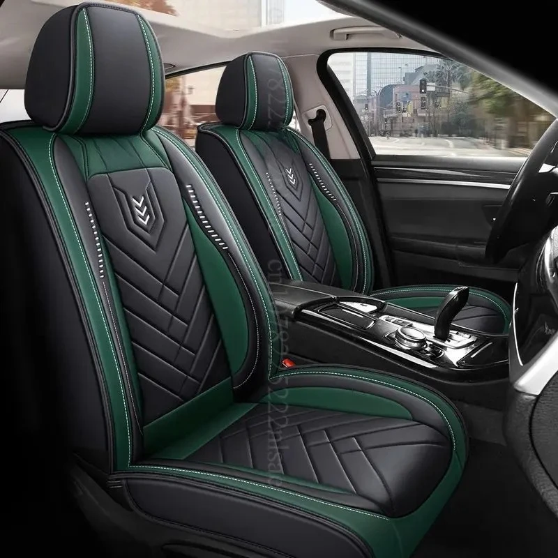 Leather Car Seat Covers for Renault Megane 2 3 Fluence Scenic Clio Captur Kadjar Logan 2 Duster Arkana Kangoo for Vehicle Parts