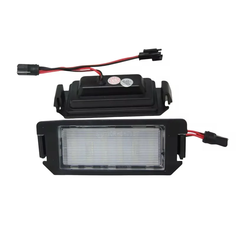 2pcs 6000K White LED License Plate Light For Kia Picanto TA Soul AM Rio III UB Soul II PS Car-Styling Number Lamps