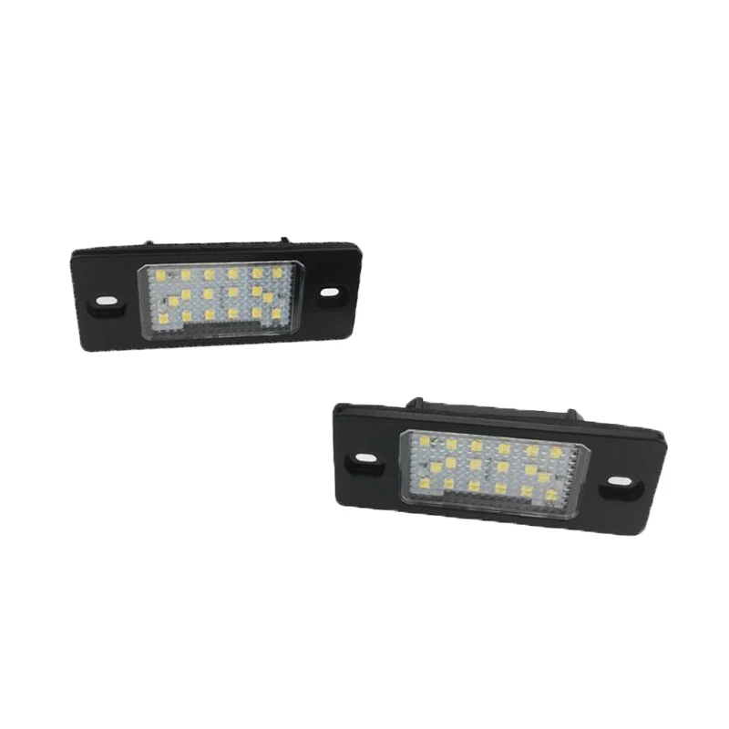 2pcs Error Free Car LED Number License Plate Light Lamp For Volkswagen Touareg Tiguan Golf 5 Passat B5 For Porsche Cayenne