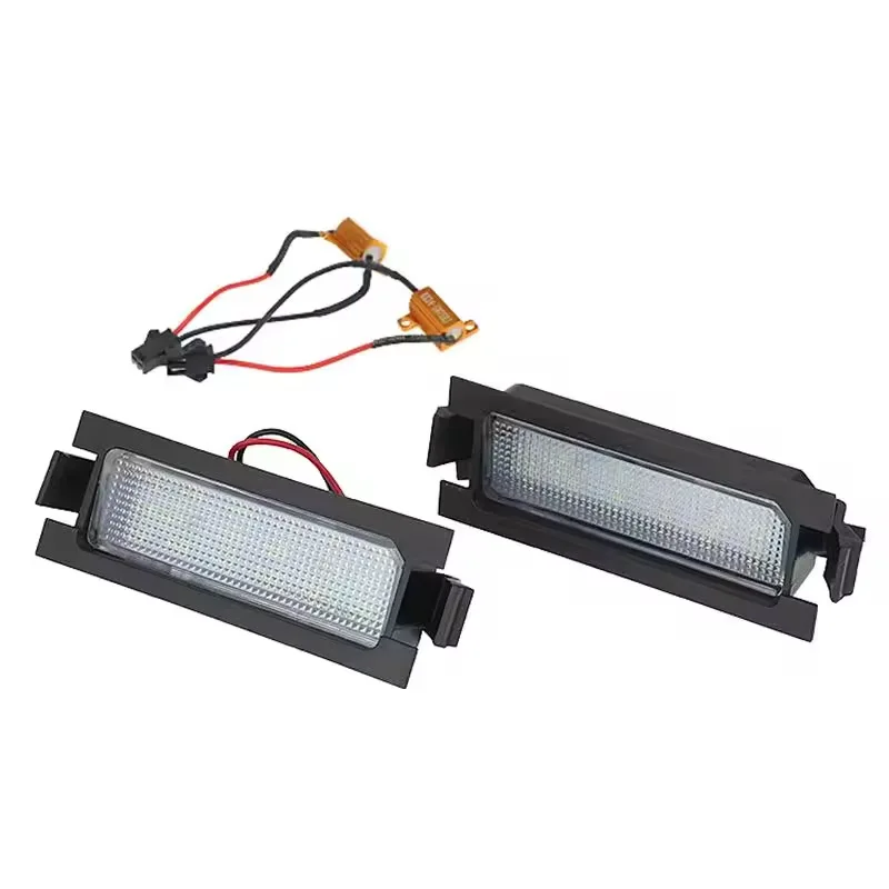 2pcs CANBUS Error Free 6000K White Car LED License Plate Lights For Kia Ceed JD ED Car-Styling Number Lamp Auto Accessories