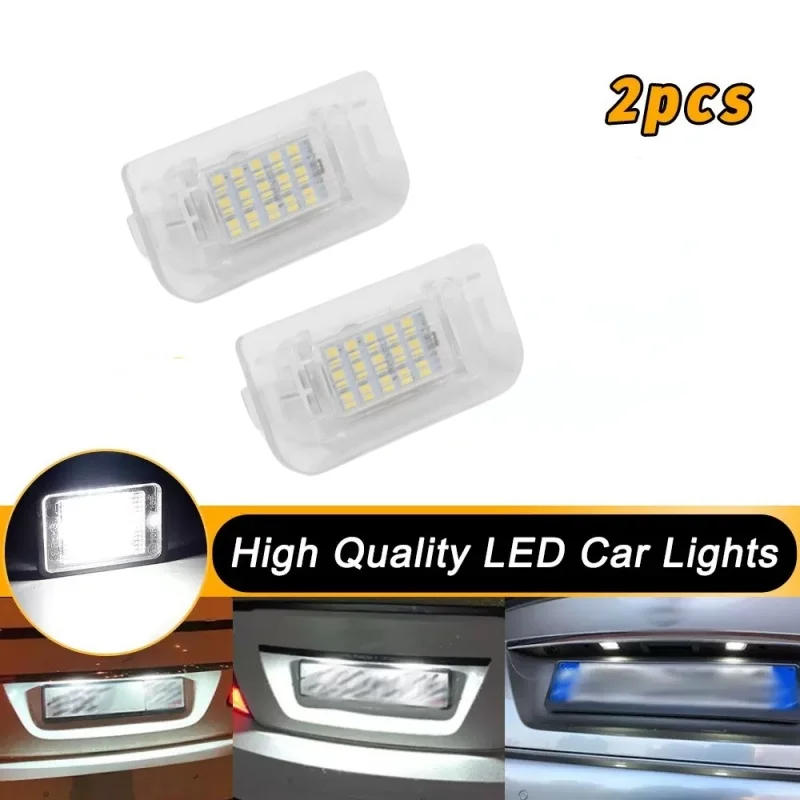 White LED Number License Plate Light Lamps Lights For Mercedes Benz B-Class W242 W246 2011 2012 2013-2015 2016 2017 2018 2019