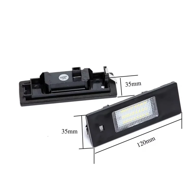 2pcs White LED Number License Plate Light Lamps Number Lights For BMW E81 E87 E63 E64 F20 F21 F06 F12 F13 E89 E85 Z4 I3 X2 X4