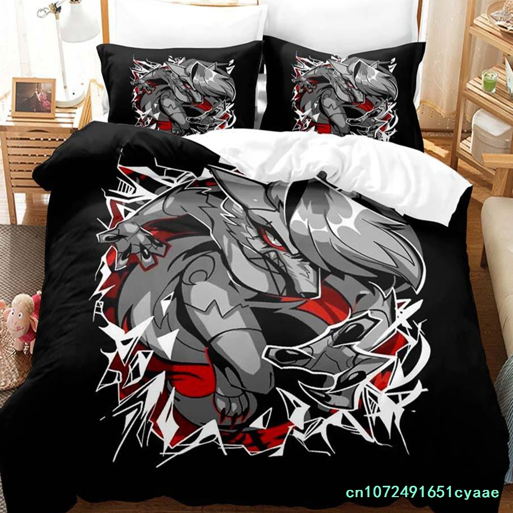 Loona Boss Bedding Set Single Twin Full Queen King Size Bed Set Adult Kid Bedroom Duvetcover Sets Anime Parure De Lit Bed