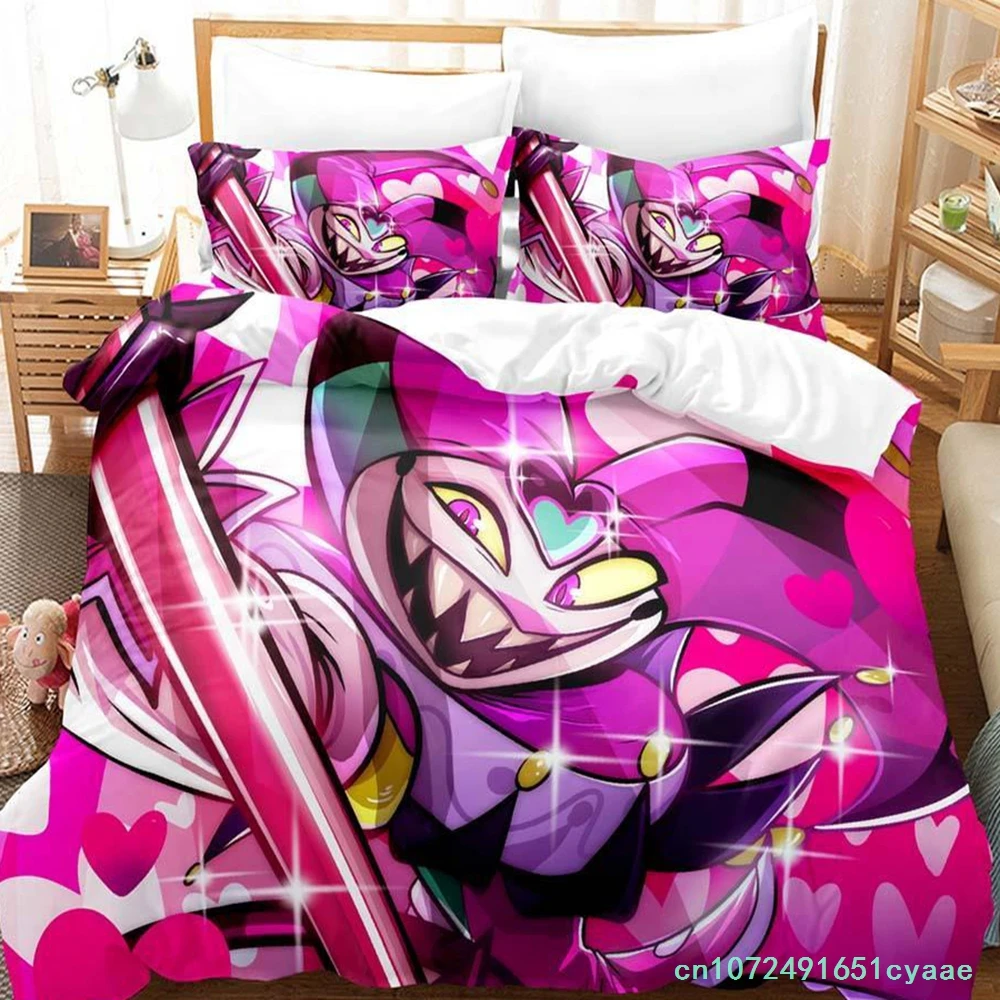 Fizzarolli Boss Bedding Set Single Twin Full Queen King Size Bed Set Adult Kid Bedroom Duvetcover Sets Anime Parure De Lit Bed