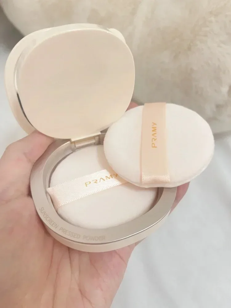 Original PRAMY Setting Makeup Sunscreen Pressed Powder SPF40 Long-Lasting Concealer Oil-control Beauty Korea Makeup