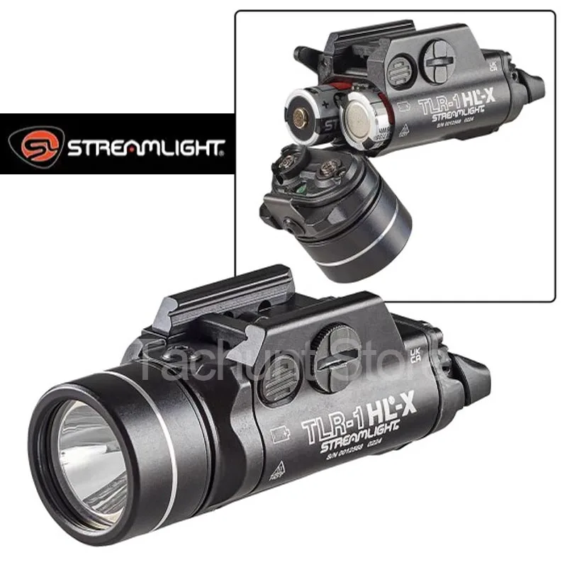 Streamlight TLR 8 TLR 7 TLR 7X TLR 1 HL TLR 4 TLR 3 Tactical Scout Light Hunting Spotlight Torch Flashlight 20mm Rail 500 Lumens