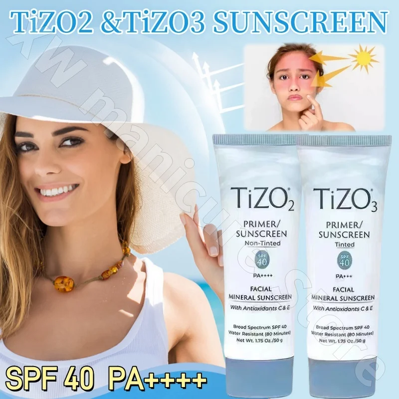 Tizo3 Sunscreen Pure Physical Isolation Non-face Cream SPF40 Oil Control Sun Protection Long-lasting Waterproof and Sweat-proof