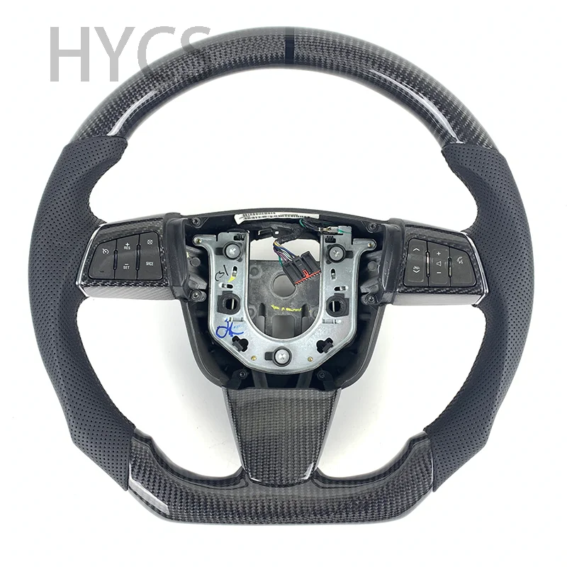 Customized Carbon Fiber Sports Steering Wheel for Cadillac CTS-V 2008-2012 Car Interior Accessory Without airbags