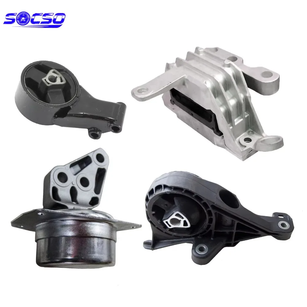4PCS Engine Transmission Support Motor Mount for Cadillac SRX XTS Chevrolet Malibu 2.0L 13327296 13227775 13228303 13322175