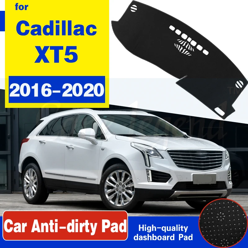 For Cadillac XT5 2016 2017 2018 2019 2020 Anti-Slip Mat Dashboard Cover Pad Sunshade Dashmat Protect Carpet Anti-UV Accessories