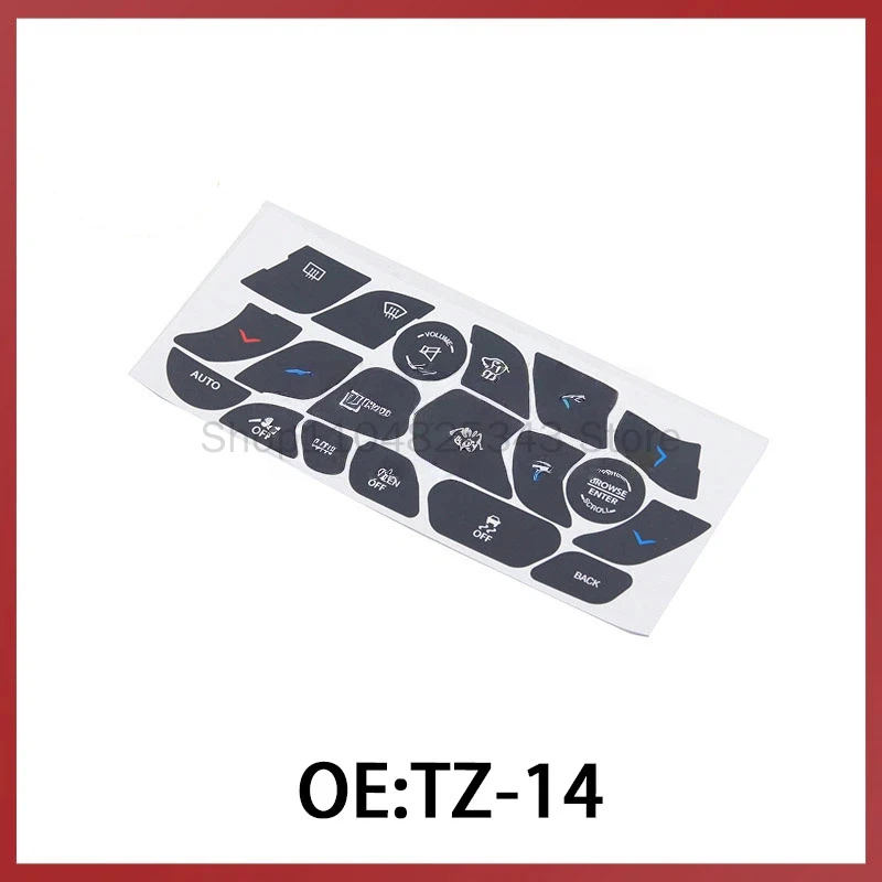 For Chevrolet Buick Cadillac 14-17 Years Air Conditioning Panel Sticker Car Key Repair