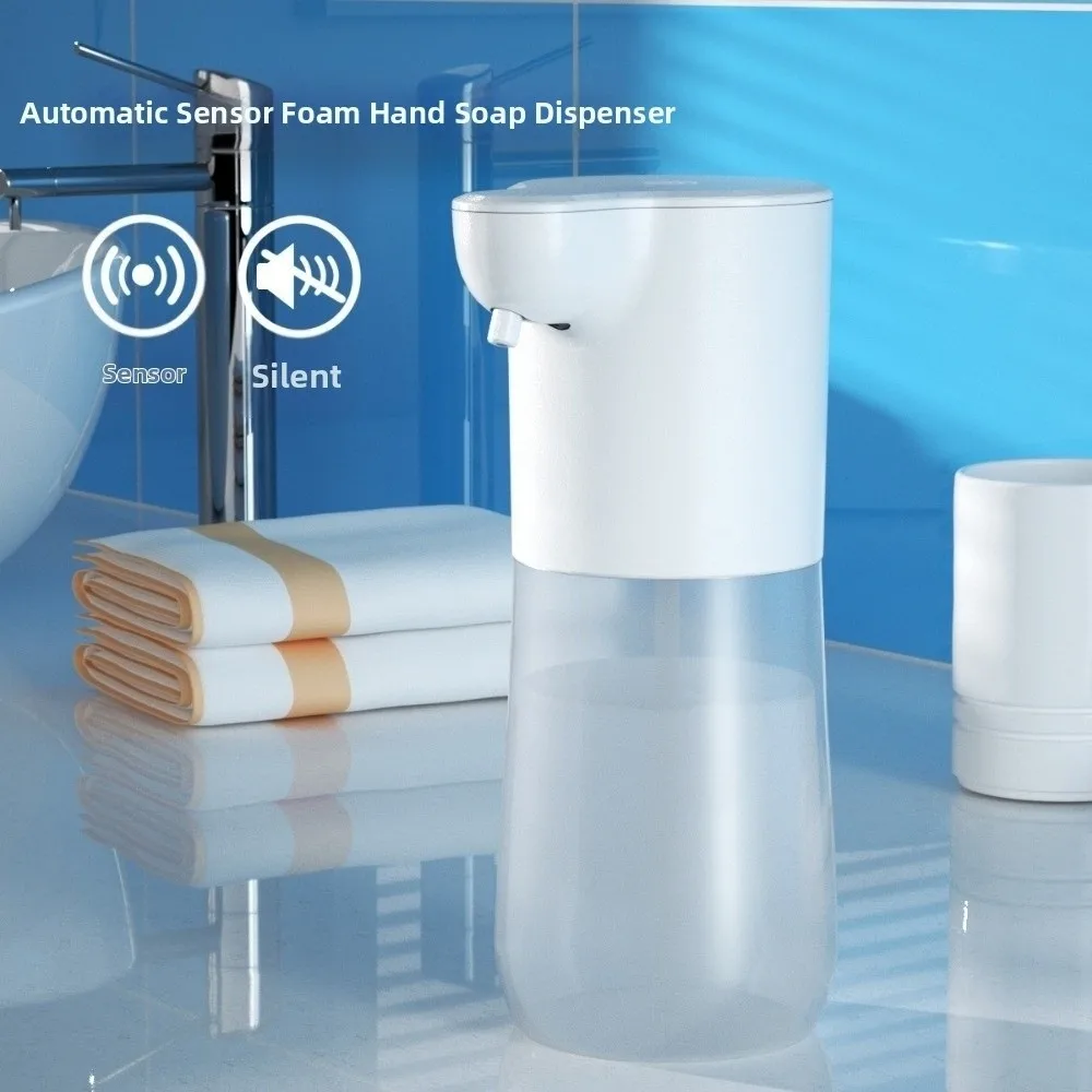 650ML Automatic Induction Hand Washer Foam /Gel Technology USB Charging Foaming Soap Dispenser Adjustable Dispensing Touchless