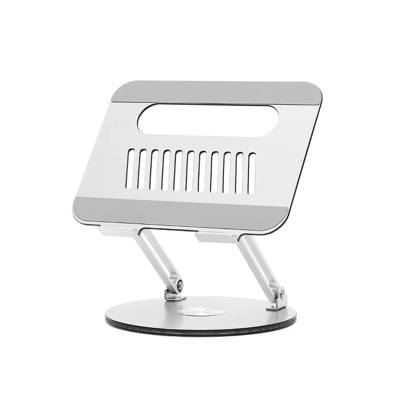 Heat Dissipation Laptop Stand 360° Rotatable Notebook Holder Liftable Aluminum Compatible With 9.7-17.3 Inch Laptop Stand