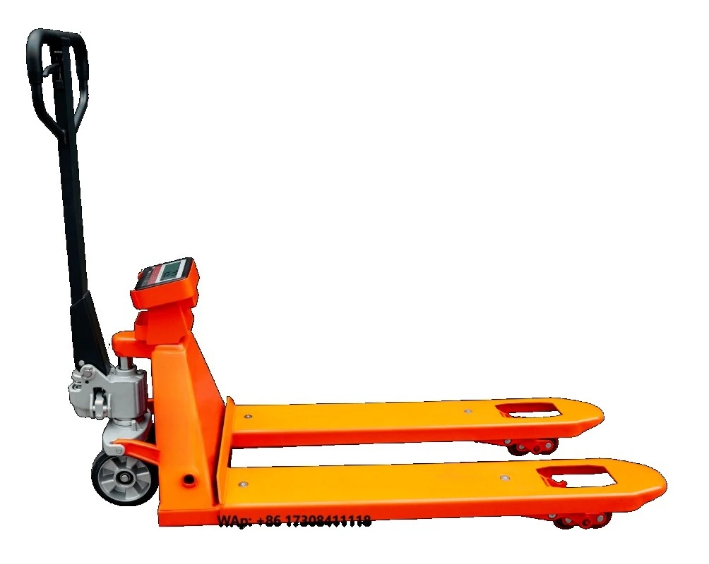 NOBLELIFT HPT20S Manual Hydraulic Hand Pallet Truck 2000kg 2-Ton Forklift 85mm Fork Height Indoor/Outdoor Rubber Wheels New