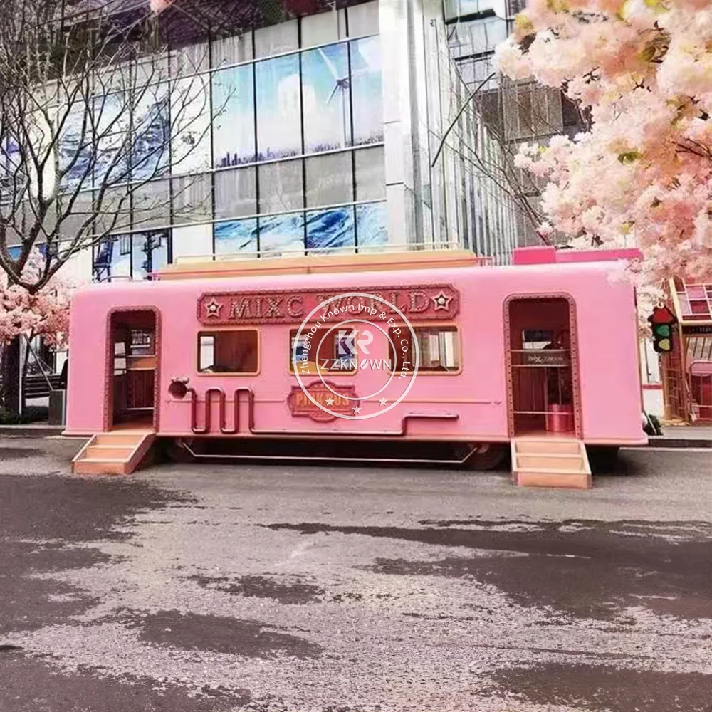 Outdoor Food Trailer Bar Electric Food Truck Trailer Mobile Shop Truck Food Wagon For Sale Usa