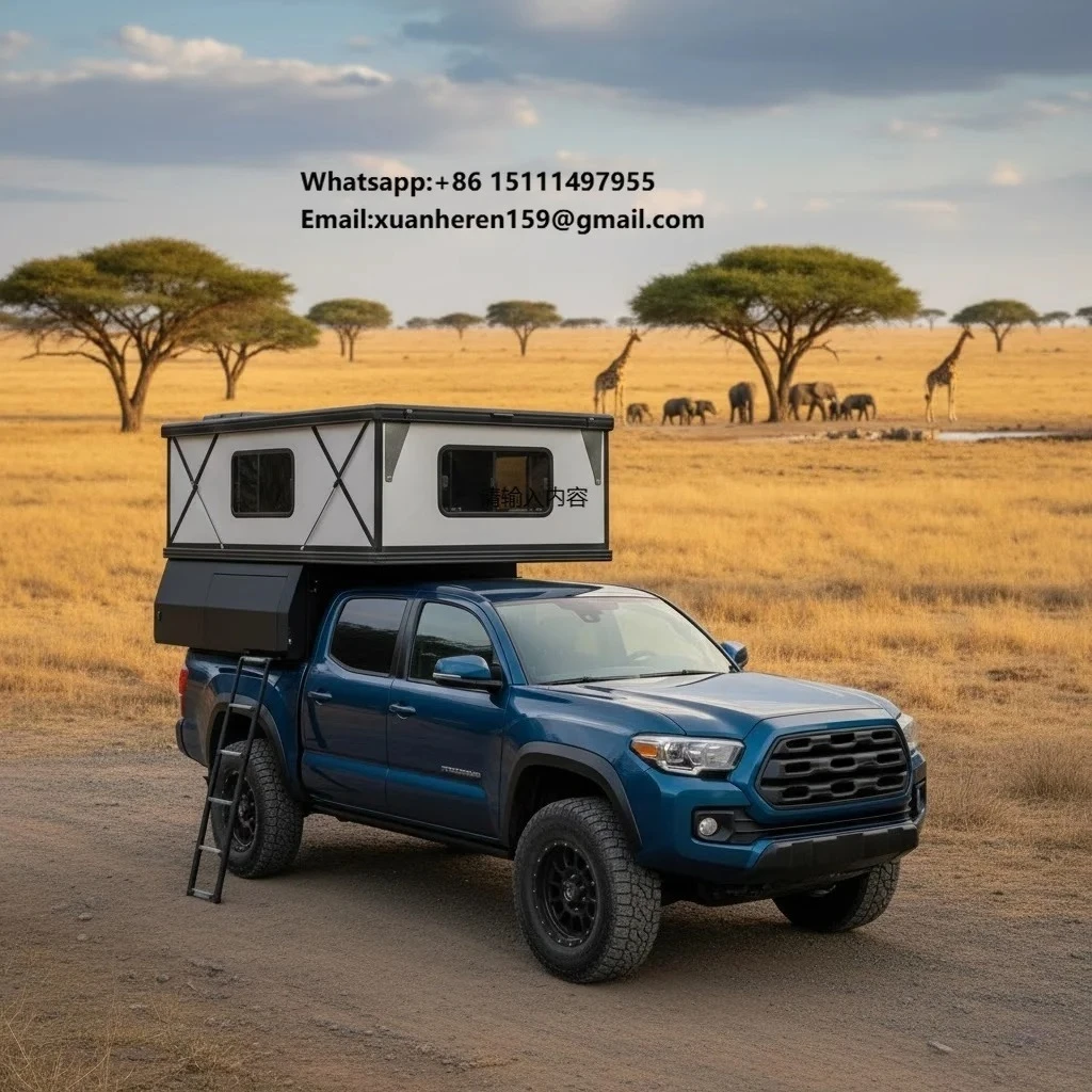 4x4 Canopy Camper for Pickup Truck Outdoor Overlanding Adventure